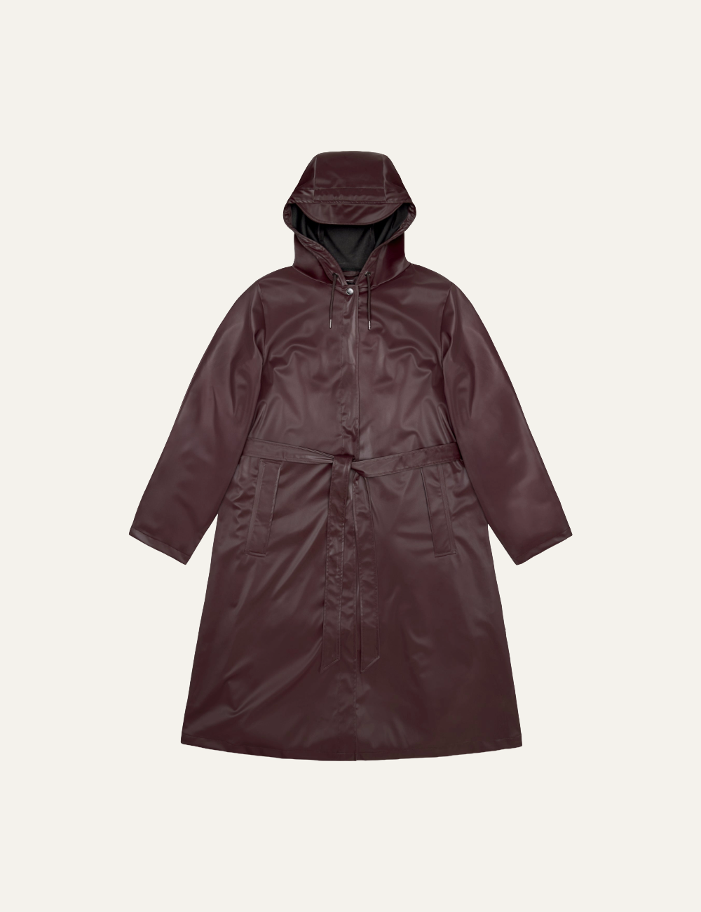 RAINS A-Line Longer Jacket W3 Depth