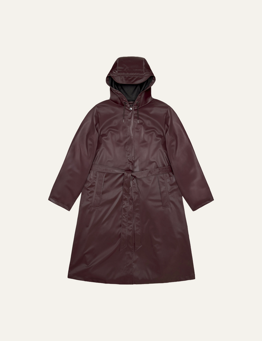 RAINS A-Line Longer Jacket W3 Depth