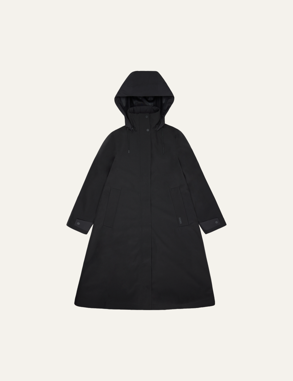 RAINS Suva Vision Softshell A-Line Jacket Black