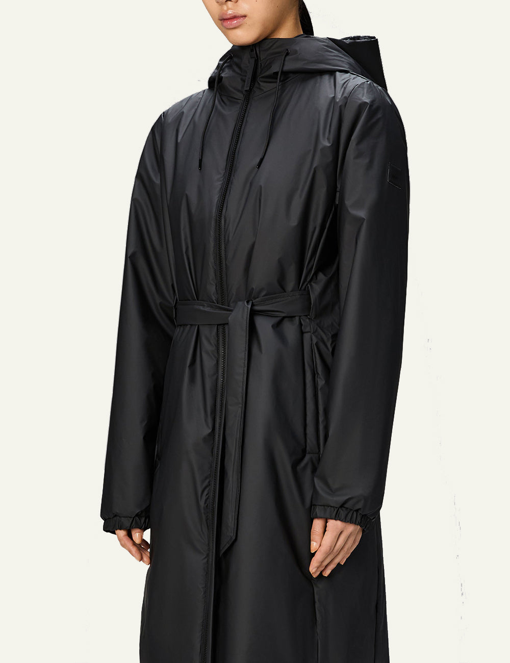 RAINS LOGJA LONG JACKET CURVE
