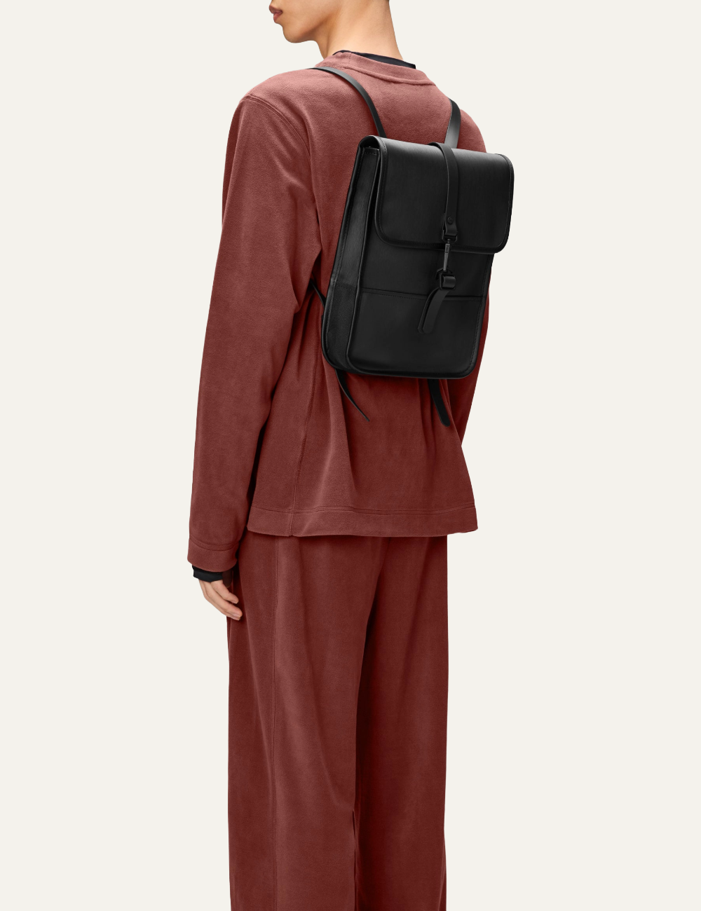 RAINS Backpack Micro W3 Black Grain