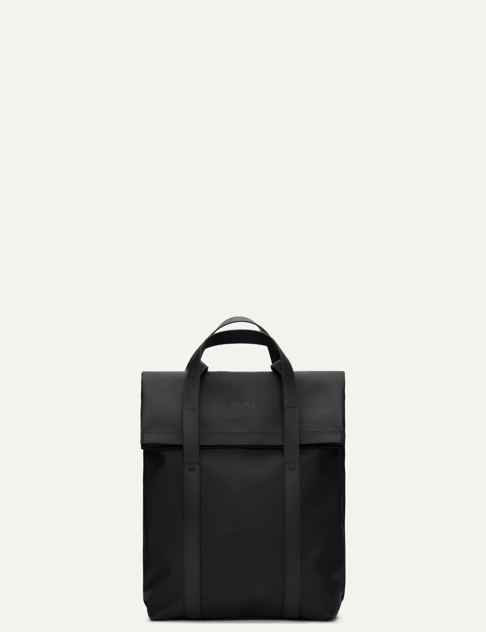 RAINS 2 Way Tote Backpack W3 Black