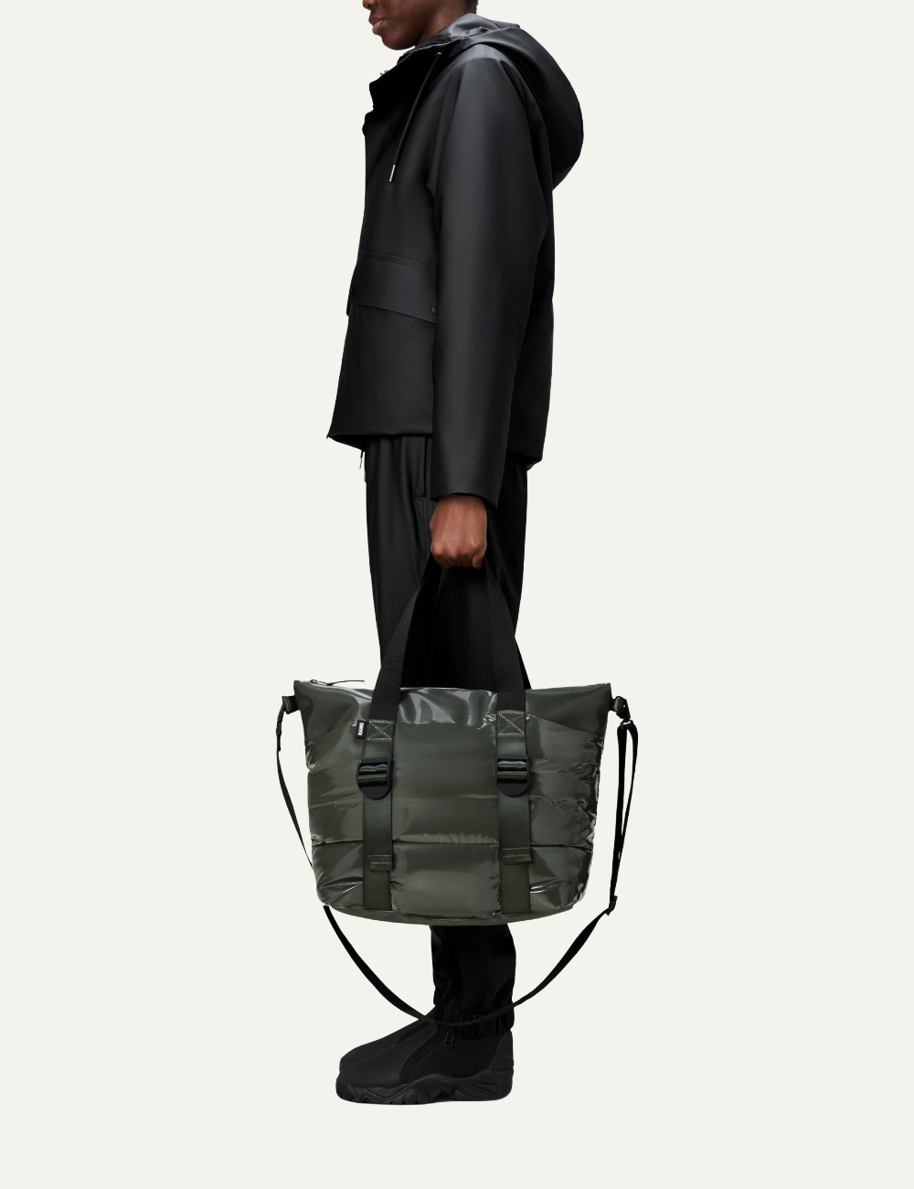 RAINS Puffer Mix Tote Bag Mini W3