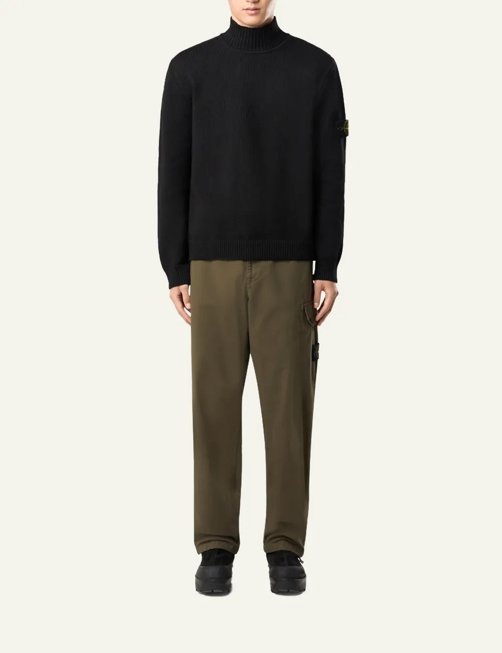 STONE ISLAND TROUSERS GREEN