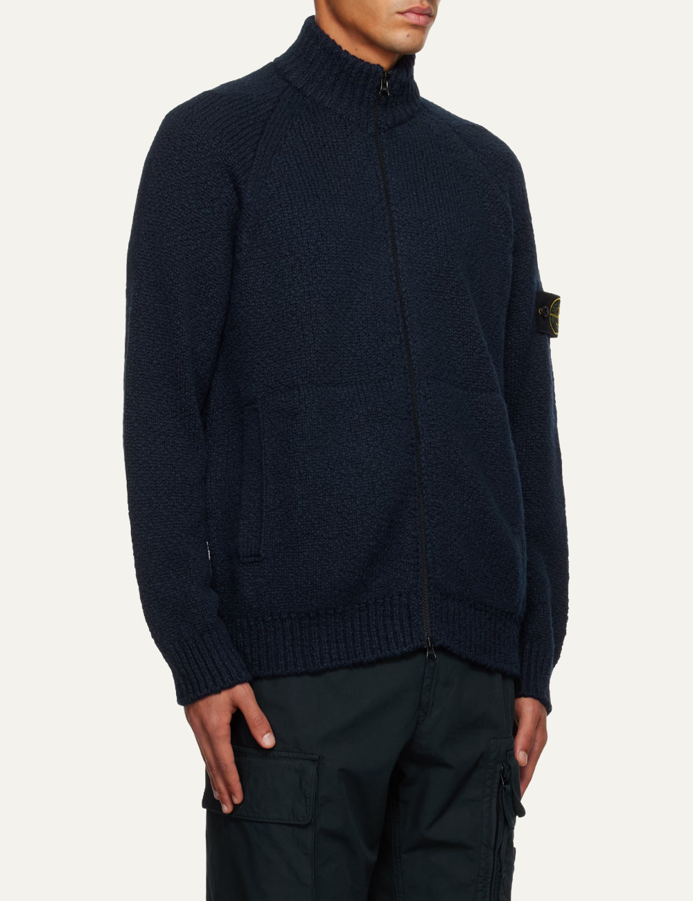 STONE ISLAND CARDIGAN NAVY