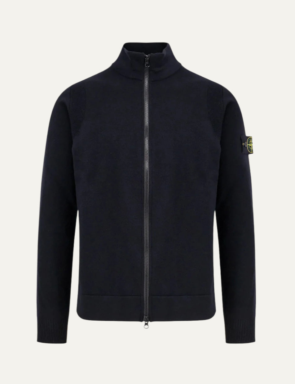 STONE ISLAND CARDIGAN BLACK