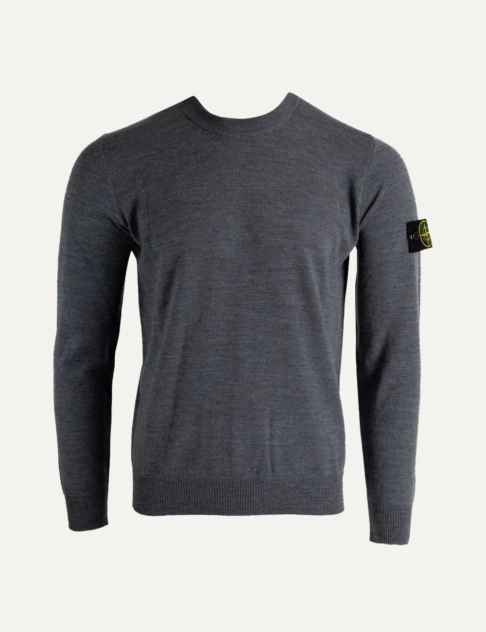 STONE ISLAND CREW NECK DARK GREY