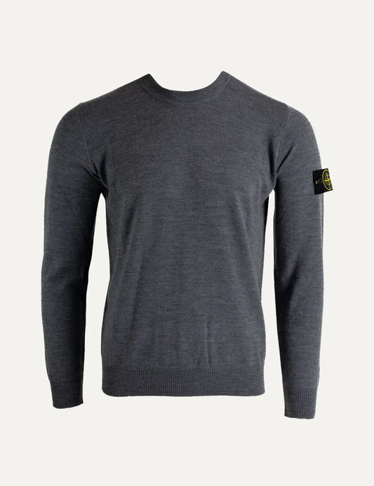 STONE ISLAND CREW NECK DARK GREY