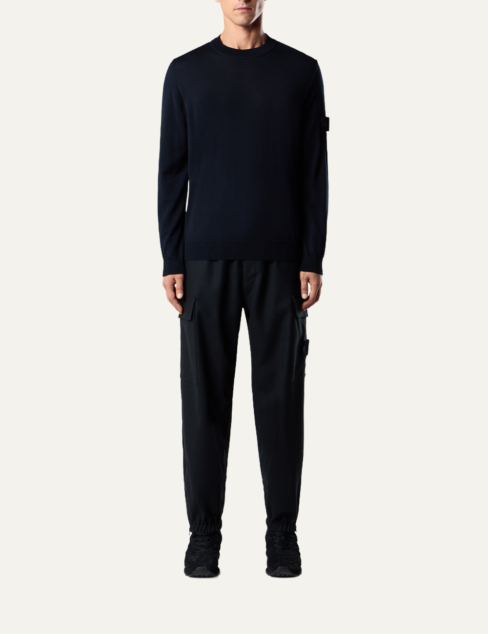 STONE ISLAND CREW NECK NAVY