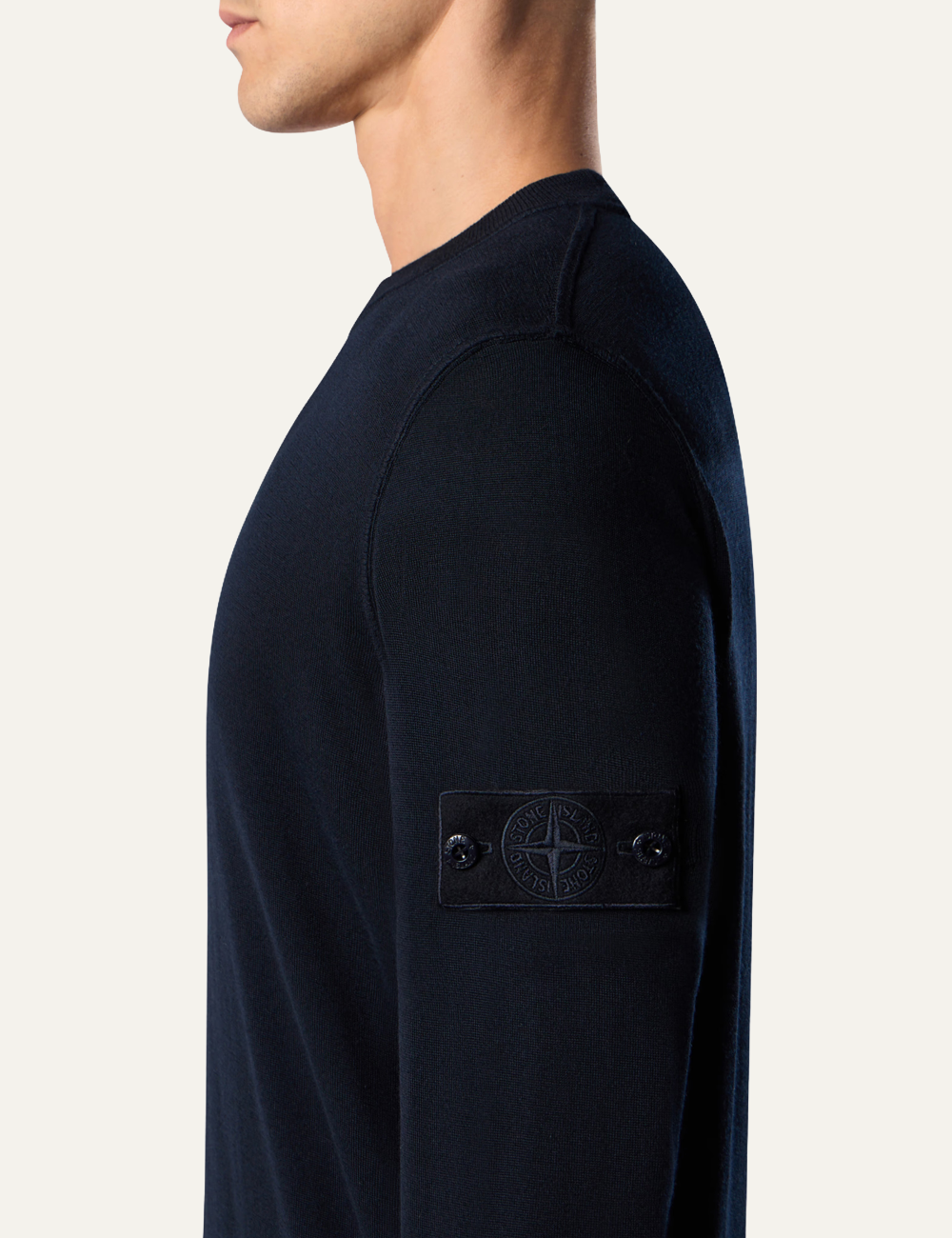 STONE ISLAND CREW NECK NAVY
