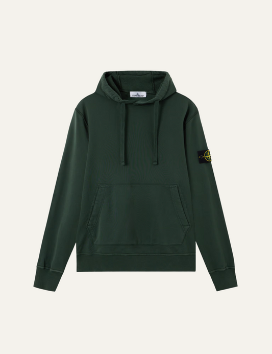STONE ISLAND HOODIE SWEATER JUNIPER