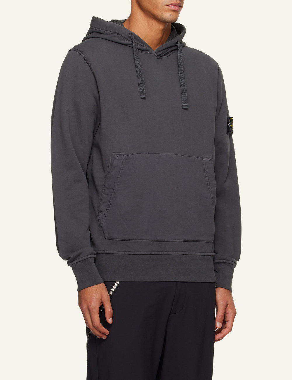 STONE ISLAND HOODIE SWEATER GREY