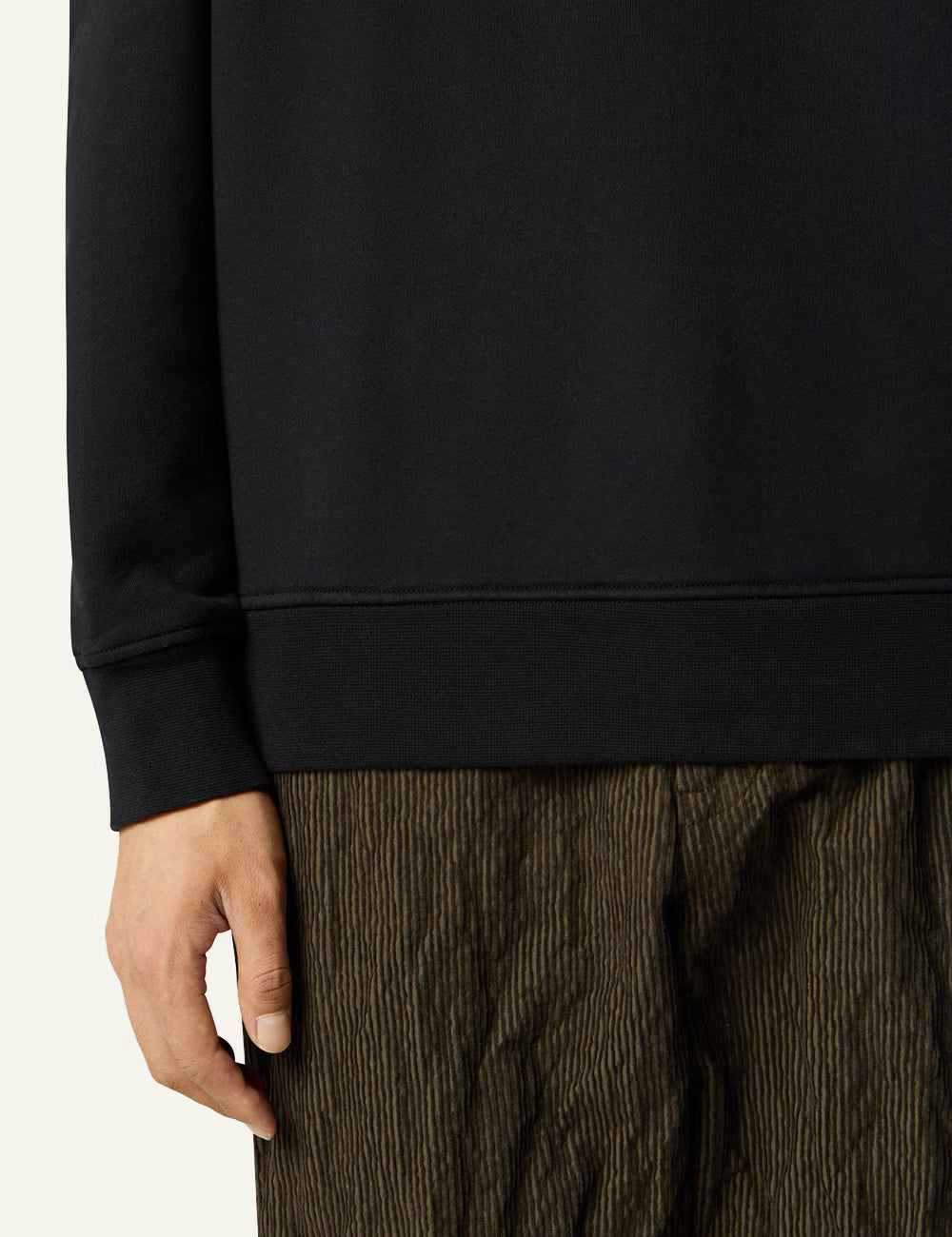 STONE ISLAND SWEATSHIRT BLACK