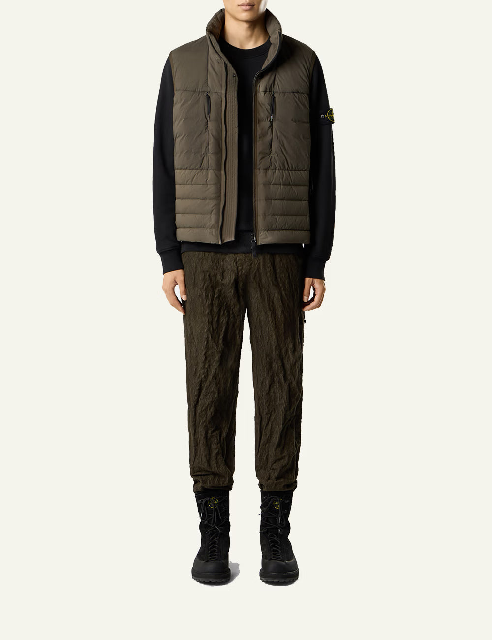 STONE ISLAND SWEATSHIRT BLACK