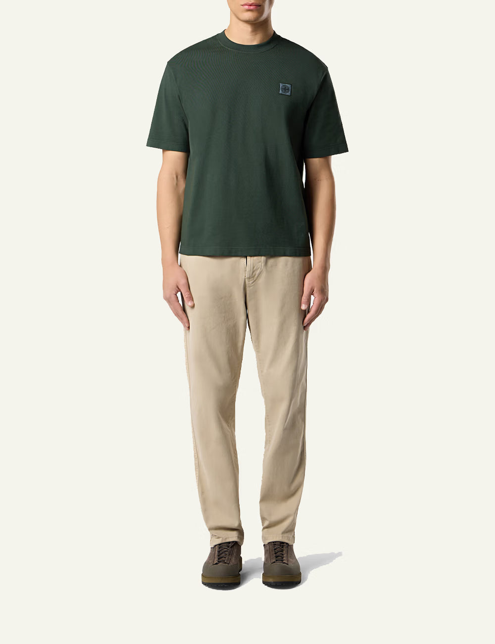 STONE ISLAND T-SHIRT DARK GREEN