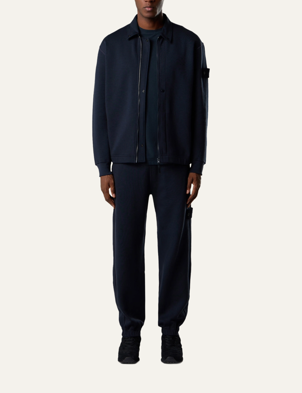 STONE ISLAND ZIP UP CARDIGAN