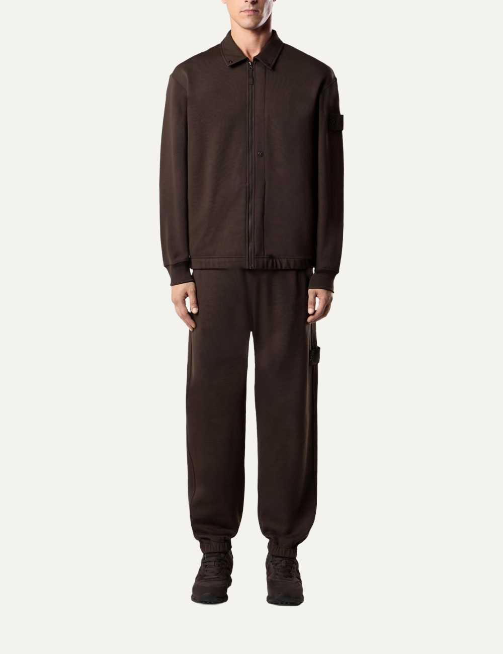 STONE ISLAND ZIP UP CARDIGAN