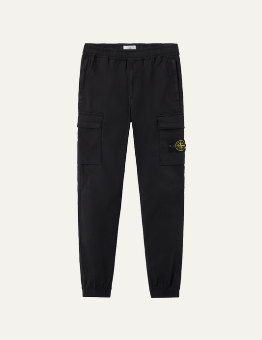 STONE ISLAND TROUSERS BLACK