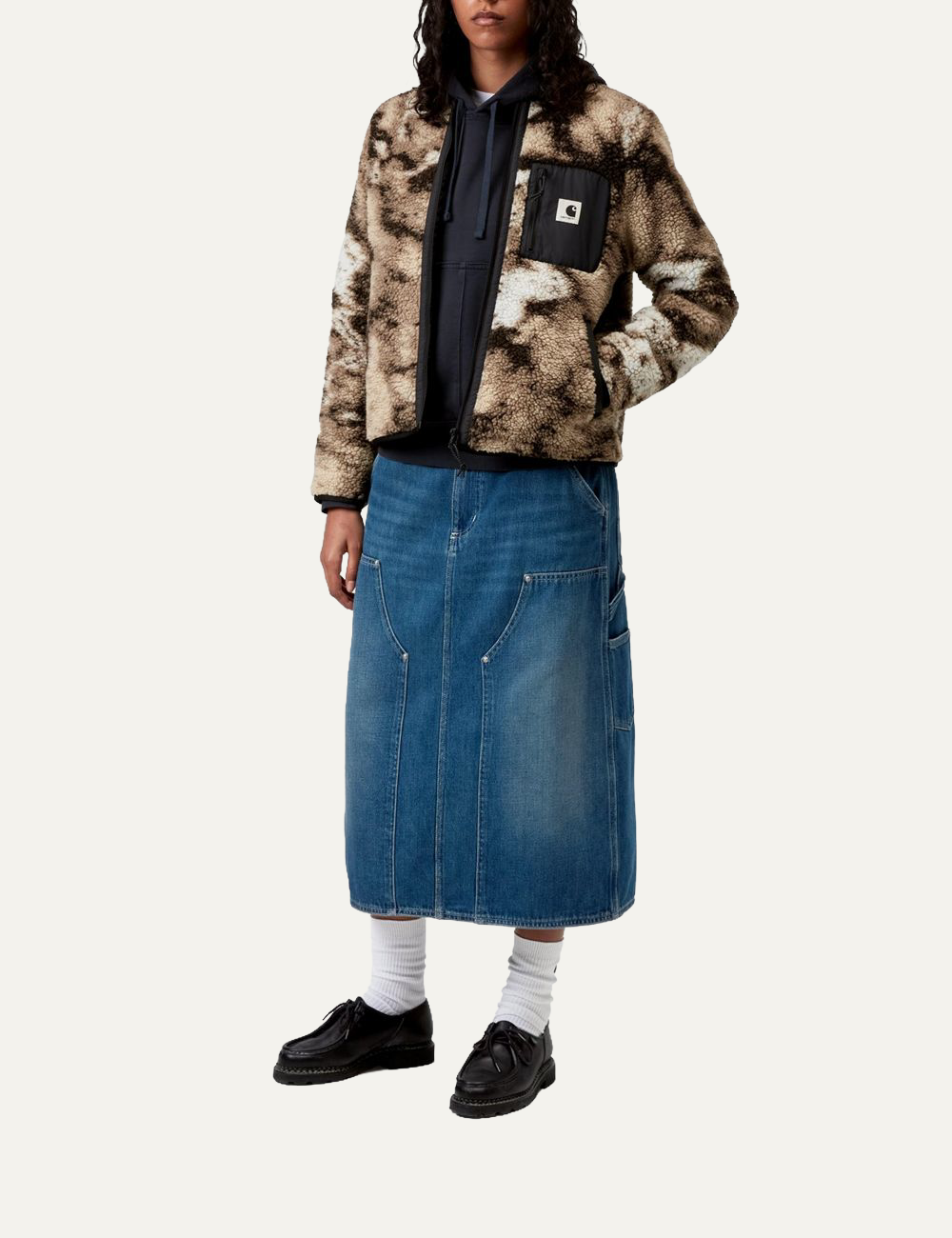 CARHARTT WIP W'JANET LINER WILD DOG JAC/BLACK