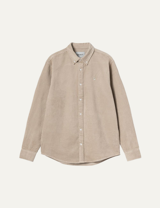 CARHARTT WIP L/S MADISON CORD SHIRT WALL/WALL