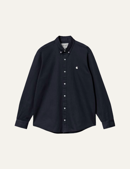 CARHARTT WIP L/S MADISON SHIRT DARK NAVY