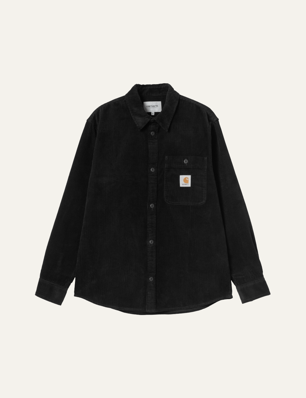 CARHARTT WIP L/S FLINT SHIRT BLACK