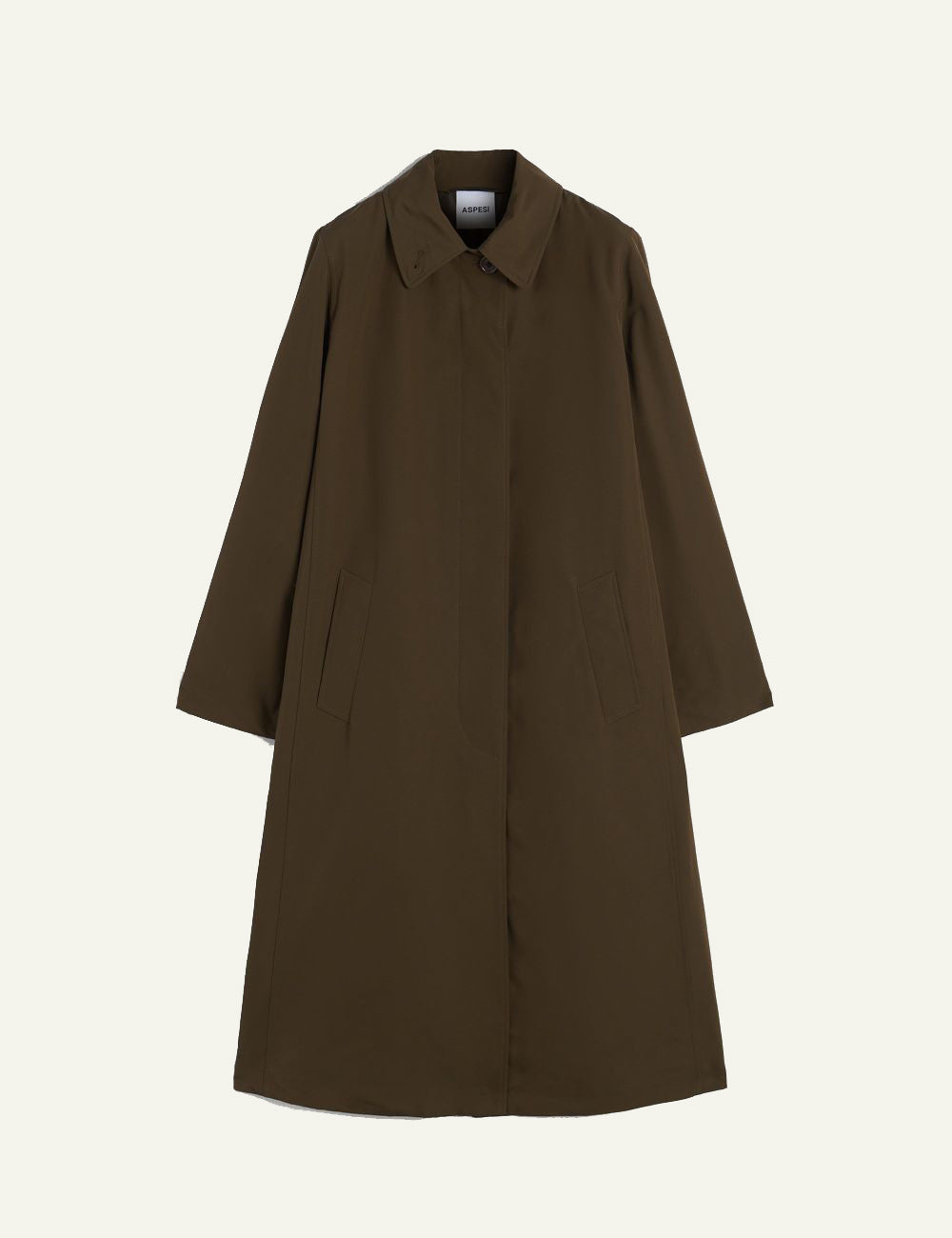 ASPESI MARGARITA COTTON BLEND CANVAS COAT