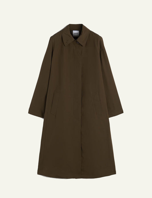 ASPESI MARGARITA COTTON BLEND CANVAS COAT