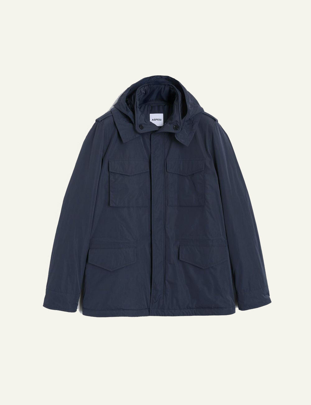 ASPESI FIELD JACKET MINI FIELD VENTO IN NYLON NAVY