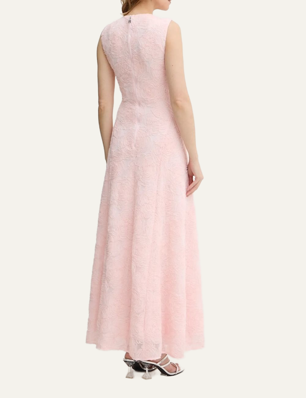 ROTATE MESH MAXI DRESS