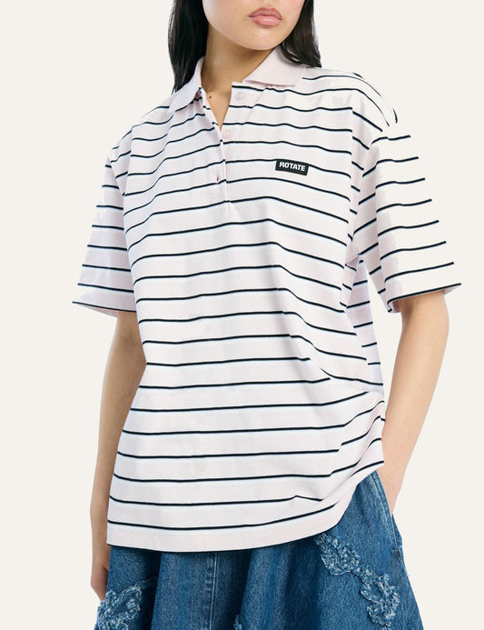 ROTATE JERSEY POLO SHIRT