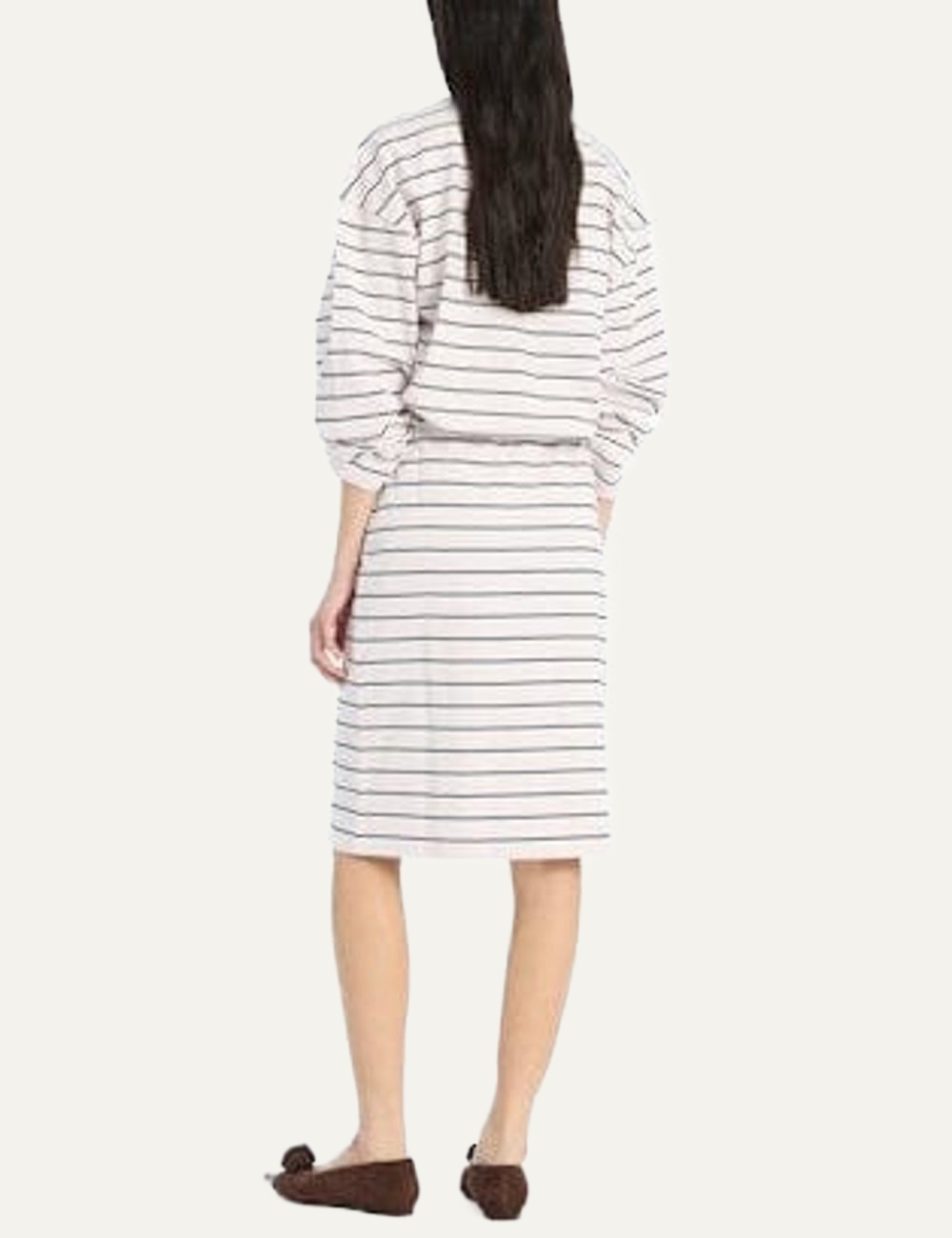 ROTATE JERSEY MIDI SKIRT