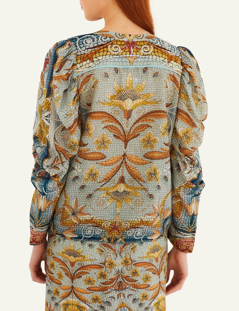 Farm Rio Mosaic Dress Multi Back