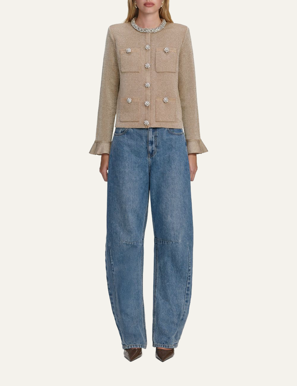 SELF-PORTRAIT TRIM CARDIGAN