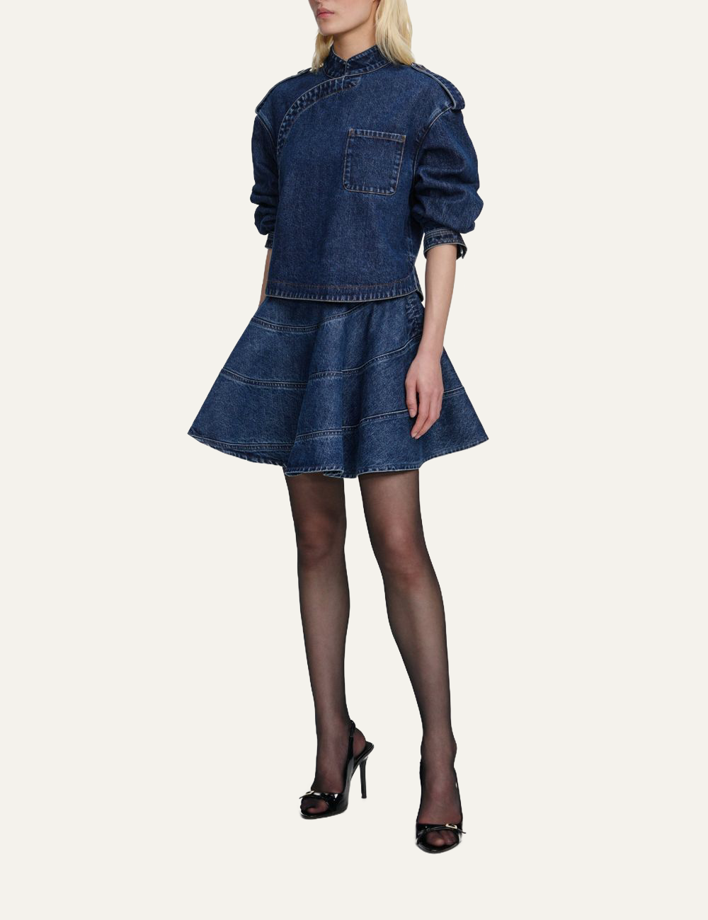 SELF-PORTRAIT MINI SKIRT