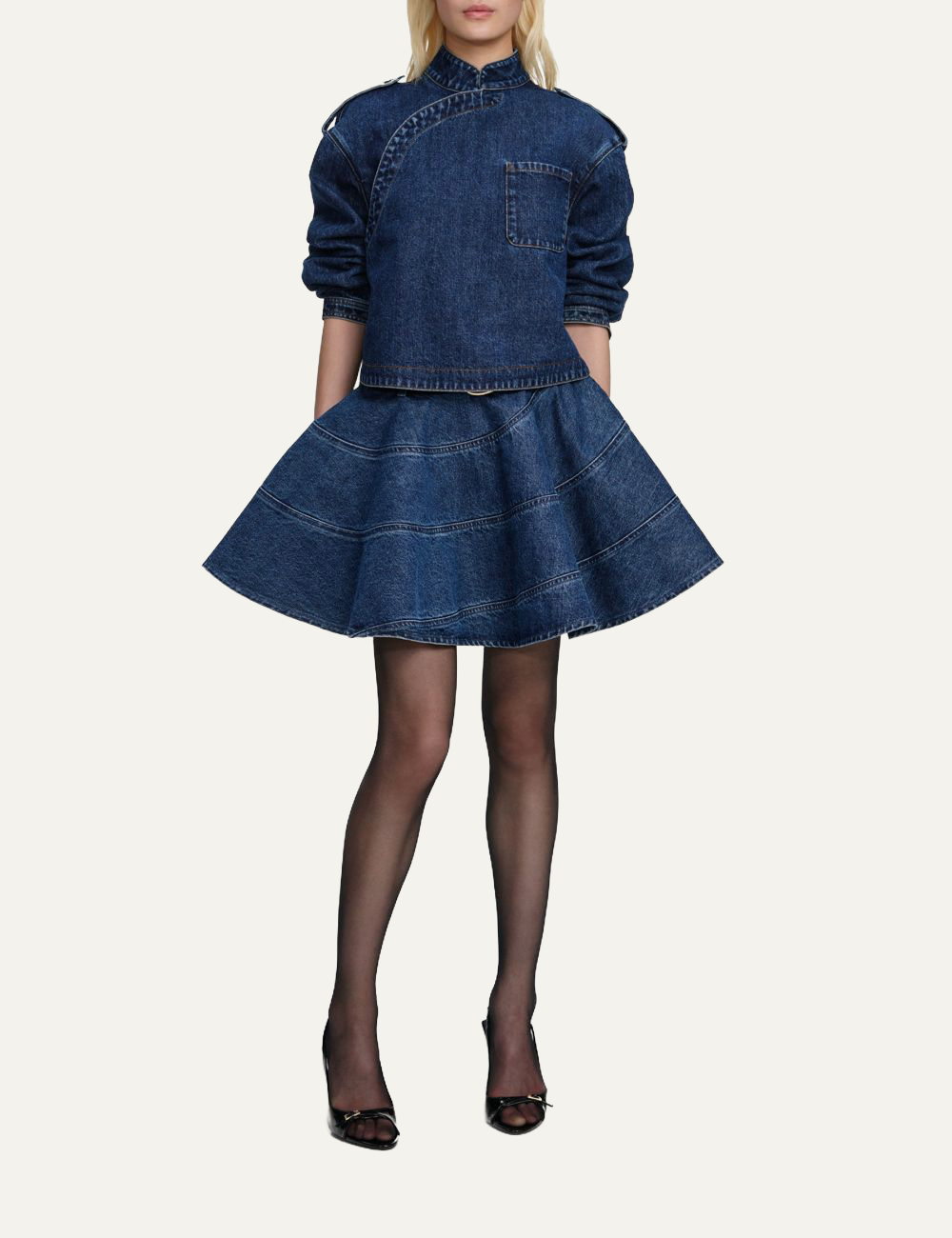 SELF-PORTRAIT MINI SKIRT