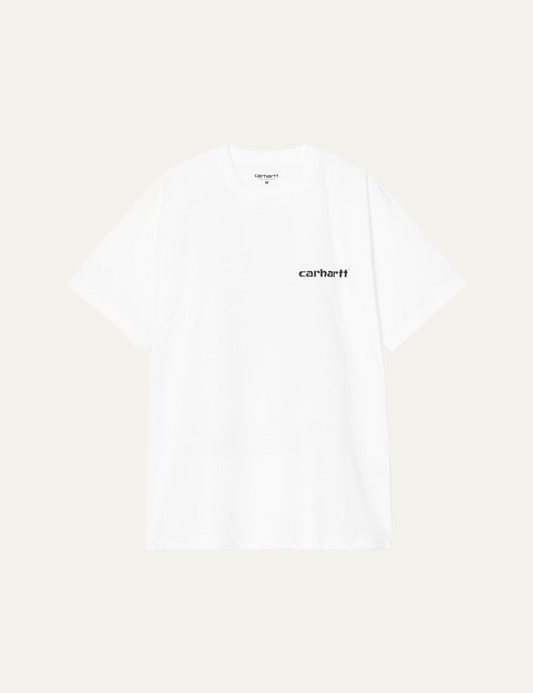 CARHARTT WIP S/S ARCHIVE SCRIPT T-SHIRT WHITE