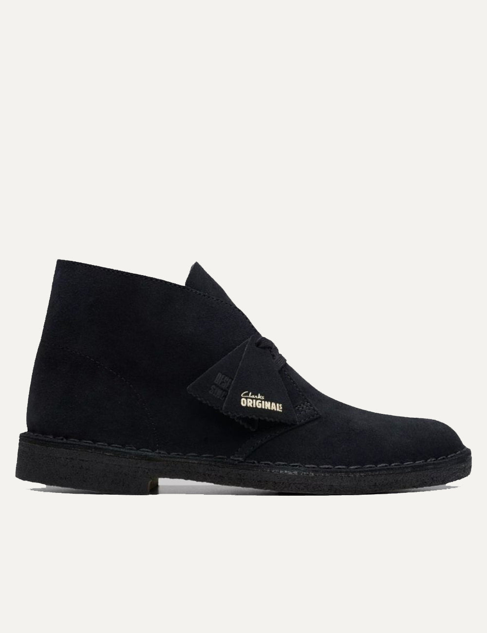 CLARKS DESERT BOOT BLACK SDE