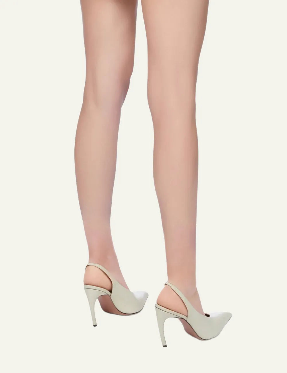 THE ATTICO 'VIPER' SLINGBACK WHITE