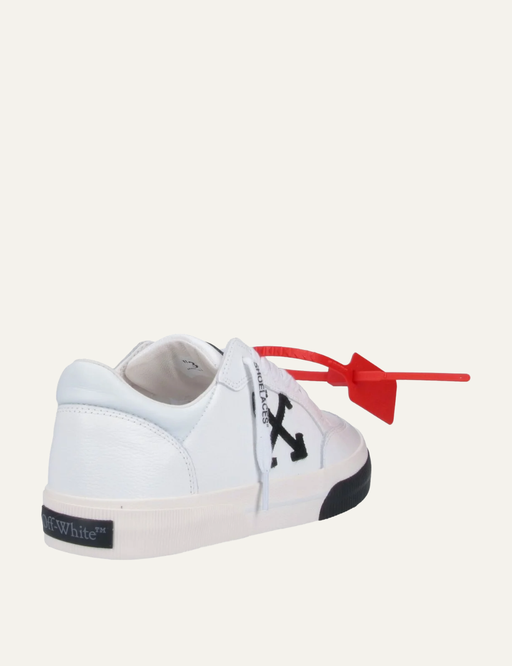 OFF WHITE VULC LOW CALF LEATHER