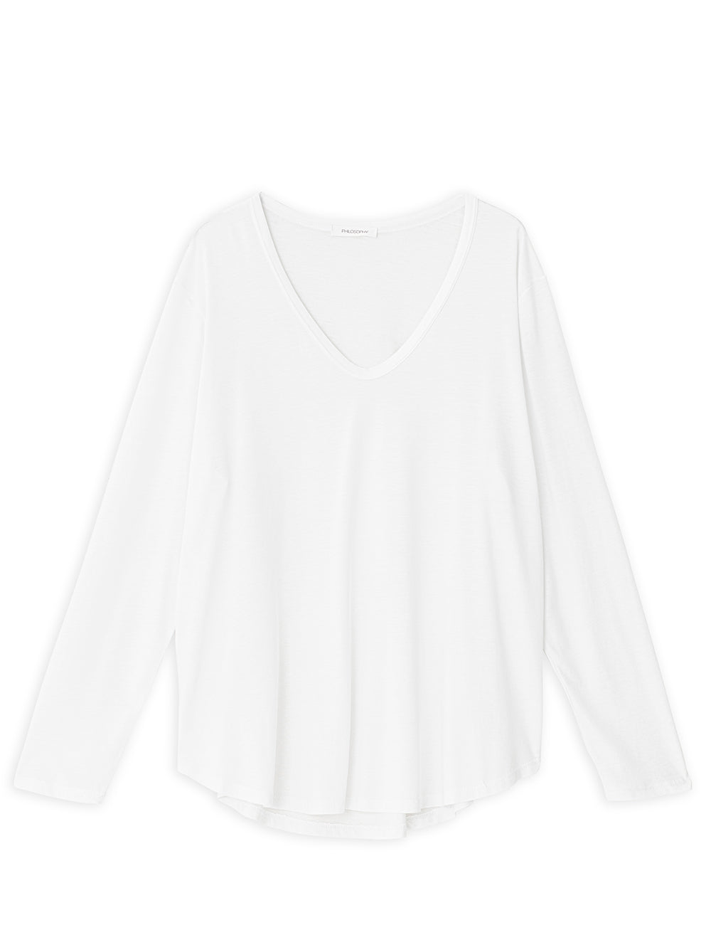 PHILOSOPHY OVERSIZED V NECK TOP PHILOSOPHY