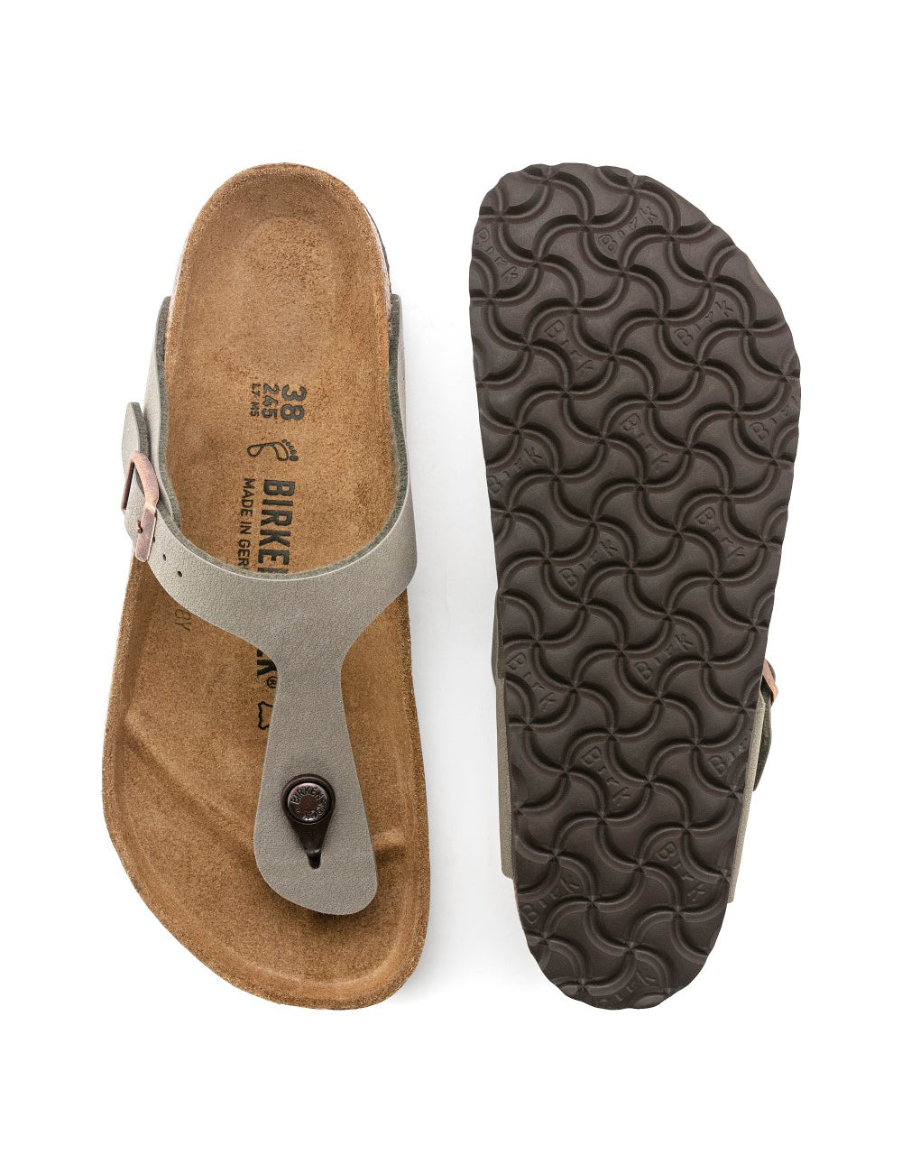 BIRKENSTOCK SYNTHETICS GIZEH BFBC STONE BIRKENSTOCK