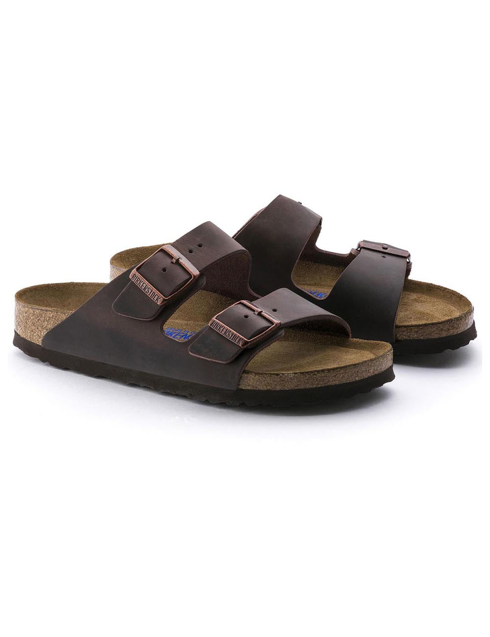 BIRKENSTOCK LEATHER ARIZONA SFB LEOI HABANA BIRKENSTOCK