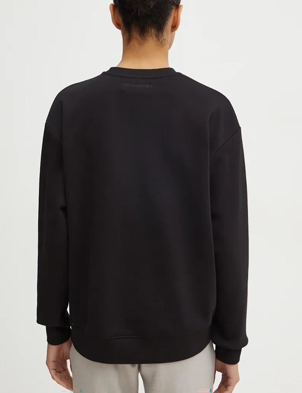 KARL LAGERFELD KAMEO RHINESTONE SWEATSHIRT KARL LAGERFELD