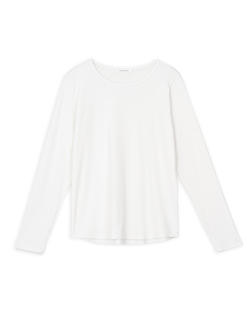 PHILOSOPHY RIB ROUND NECK TOP PHILOSOPHY