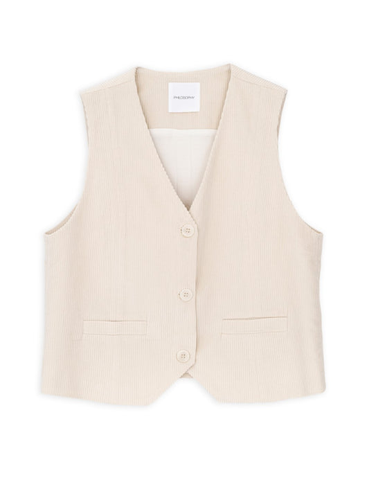 PHILOSOPHY CORDUROY VEST