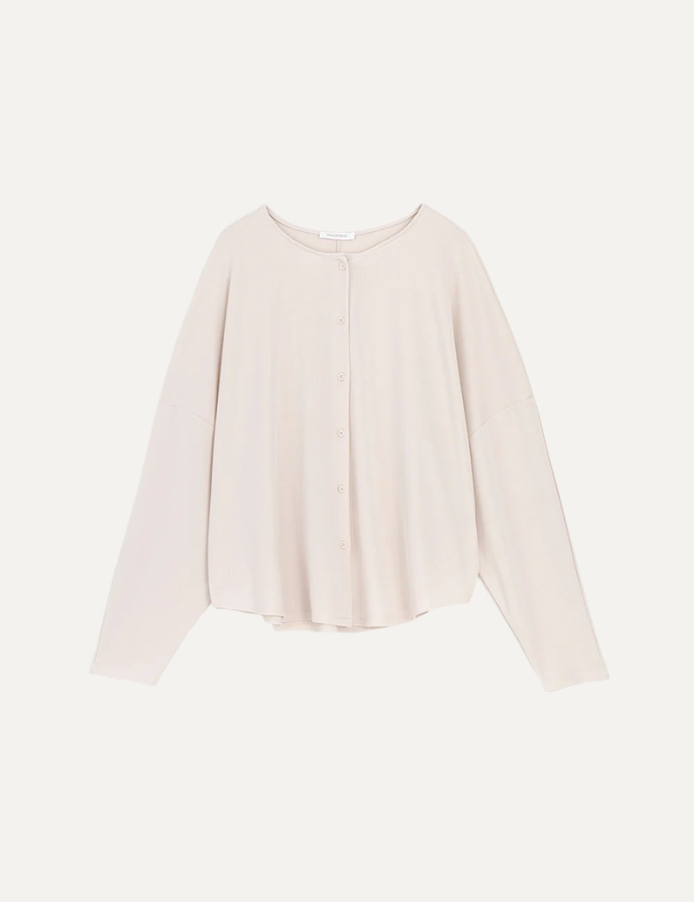 PHILOSOPHY PIQUE CROPPED SHIRT