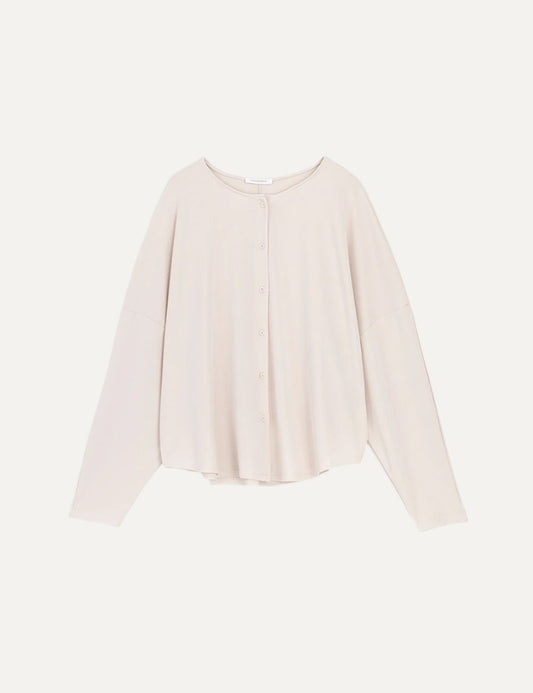 PHILOSOPHY PIQUE CROPPED SHIRT