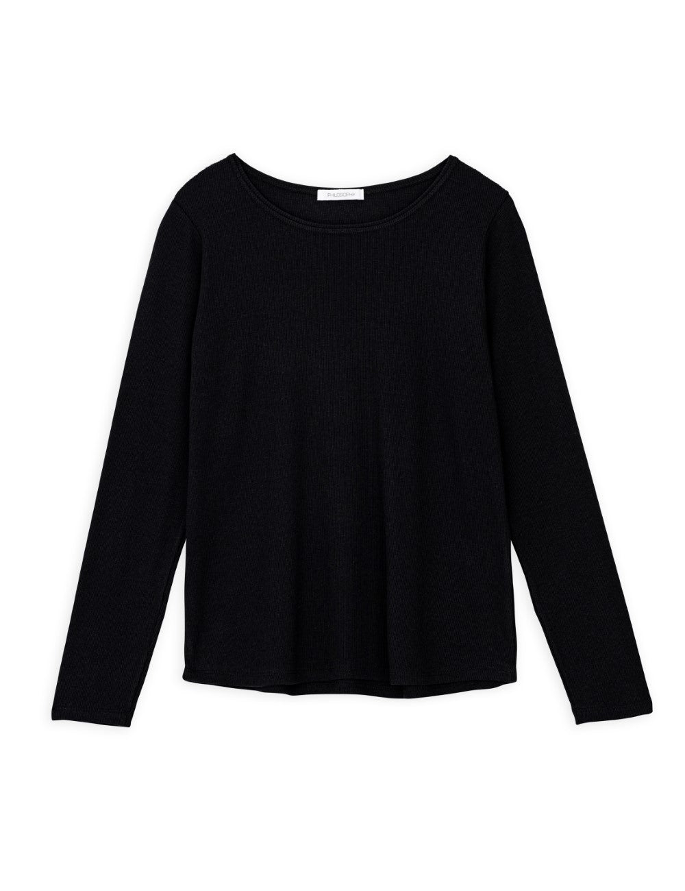 PHILOSOPHY RIB ROUND NECK TOP PHILOSOPHY