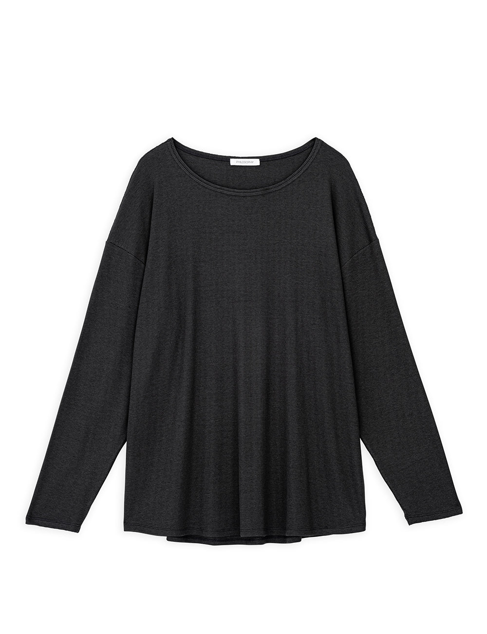 PHILOSOPHY RIB LONG SWEATSHIRT PHILOSOPHY